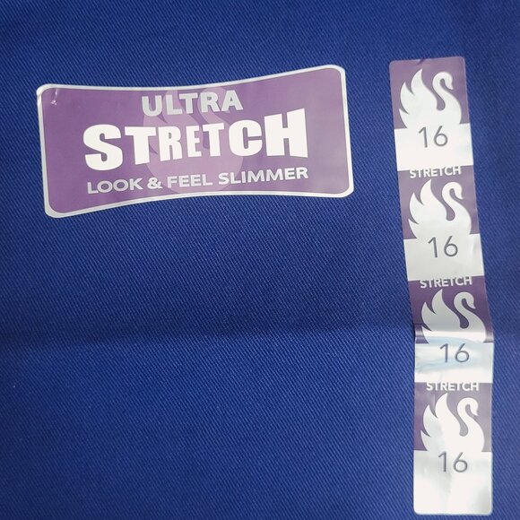 Gloria Vanderbilt ~ Sz “Missy” 16 ~ Blue Capris W/Belt ~ NWT - Picture 7 of 14